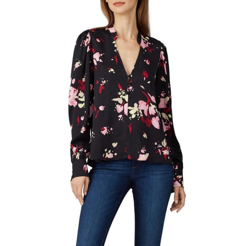 A.L.C. 100% Silk Rivera Top Size 16
